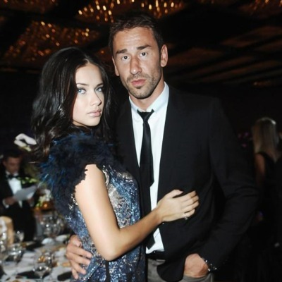 Marko Jaric and his ex-wife, Adriana Lima, posed for a photoshoot.